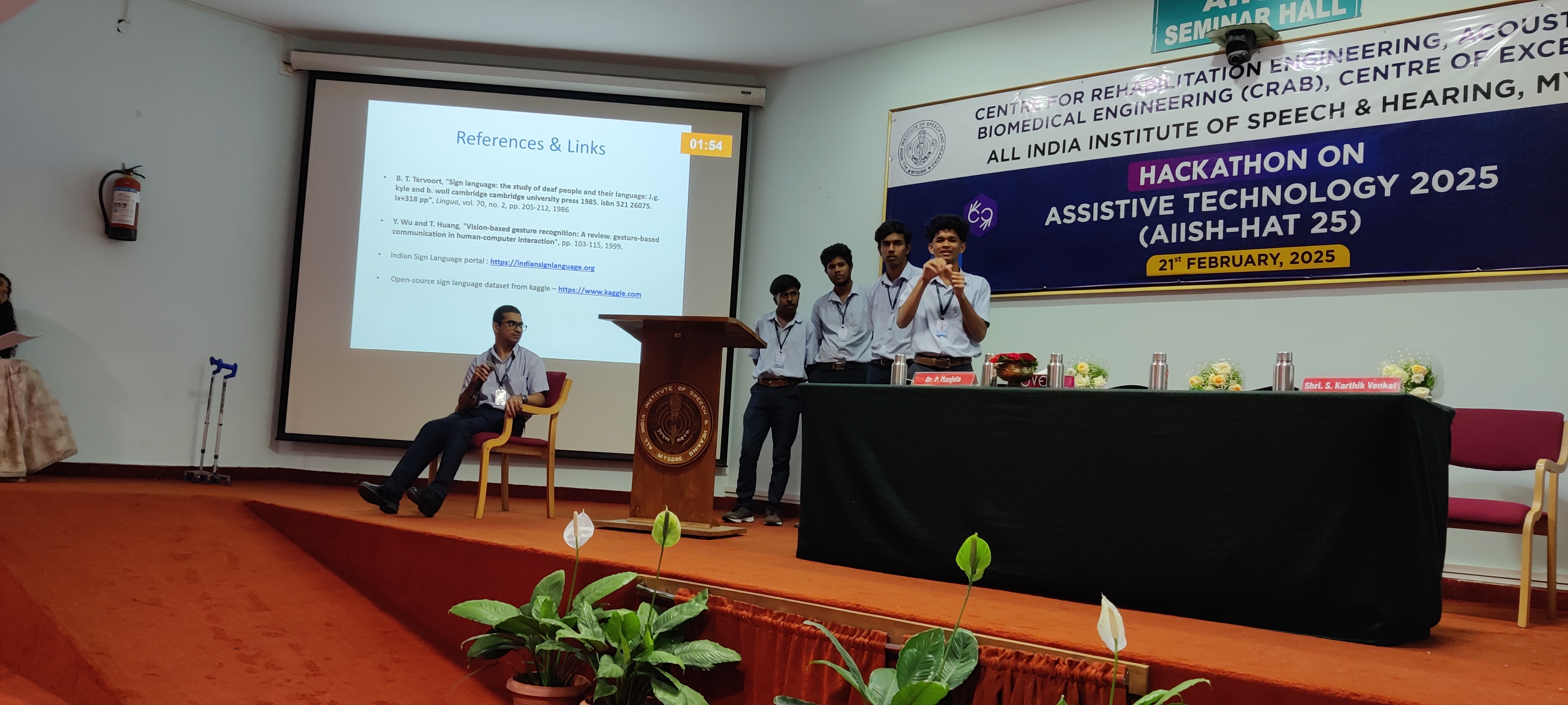 7. AIISH - Hackathon on Assistive Technology, Mysuru